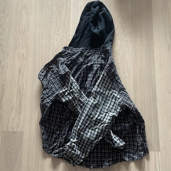 Vintage furst of a kind flannel with hood - Picture 4 of 4